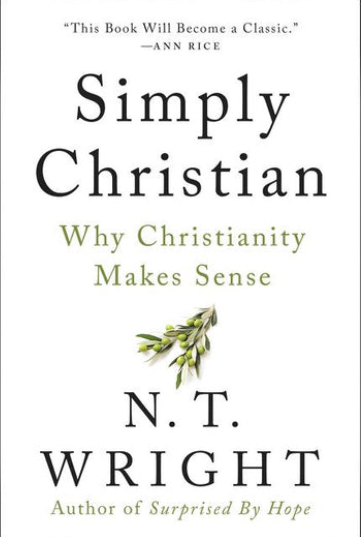 Simply Christian: Why Christianity Makes Sense